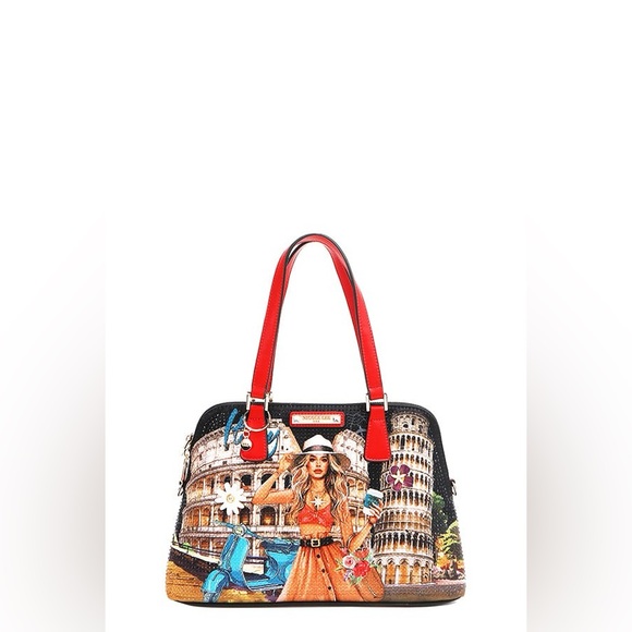 Nicole Lee USA Martha Travels Italy - Dome Satchel - Picture 1 of 13
